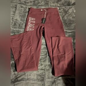 Women's Burgundy Track Pants